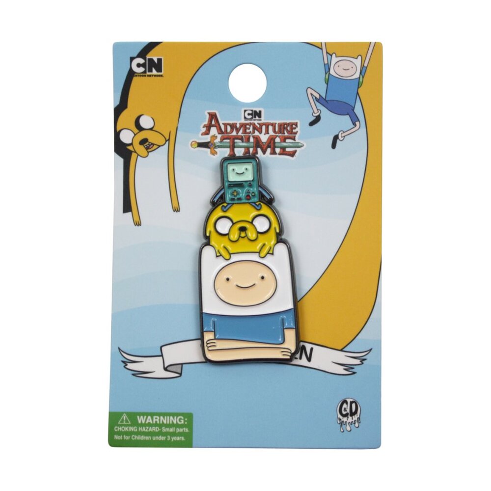 Adventure Time Enamel Pin - Finn Jake BMO Funny Comedy Cartoon Apparel Gift NWT
